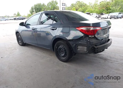 2016 Toyota Corolla Le из США, поврежденный, VIN 2T1BURHE0GC643966